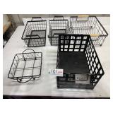 Lot of metal baskets