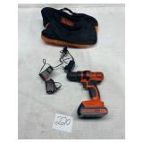 Black & Decker cordless 20 V lithium drill