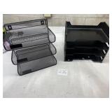 2 Desk Document File/Letter Organizer Paper