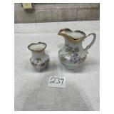 Anchor pottery, pitcher set