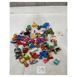 Lot mixed plastic toy figurines and collectibles