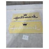 Hallmark store display signs