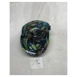 hand blown glass art decorative bowl