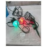 Woods outdoor power stake with Lights