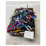 Large tray lot of markers