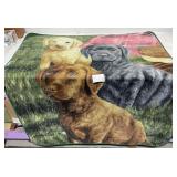 Lab fleece blanket