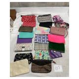 Large lot of small purses wallets clutches