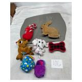 Crinkle dog toy lot bark