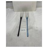 Hand blown toasting champagne flutes