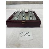 True Tic Tac Shot Drinking Board with 9 Glasses
