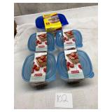 5 packs new food storage containers