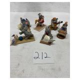 Small elephant, resin figure figures