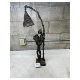 Brutalist style sculpture