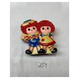 1977 Raggedy Ann and Andy talking bank