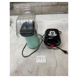 Popcorn popper, Mickey Mouse waffle maker