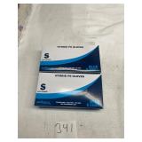 2 Boxes  200 Small Hybrid PE Gloves Food Handling