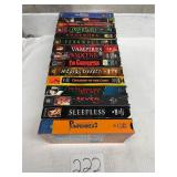 Lot of 15 horror slasher VHS Tapes