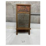 Vintage washboard wall hanger