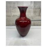 24' Bamboo Floor Vase - Mahogany Red