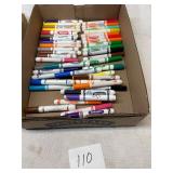 Tray lot of markers