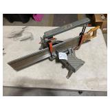 Heavy duty, steel craftsman miter saw box