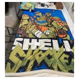 TMNT blanket and pillow