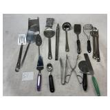 Metal kitchen, tools, and gadgets