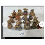 Lot of teddy bear figurines