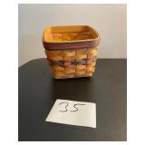 Longaberger 1998 tapered pencil basket