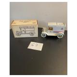 Ertl 1913 Ford model T USPS mail die cast bank