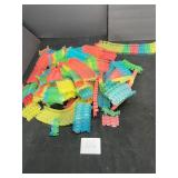 large lot of magic track pieces