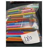 large bag of colored pencils
