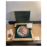 Thomas Kinkade victorian christmas II plate