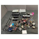 car stereo lot untested with accessories