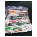 large bag of markers