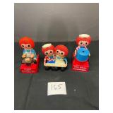 raggedy Ann and Andy desk set