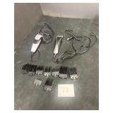 Wahl and andis hair trimmers with attachments