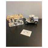 Ertl 1918 runabout USPS mail truck die cast bank