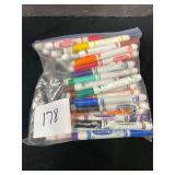 large bag of markers