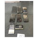 lot of broken cell phone untested as is