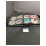 large binder of dvds