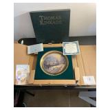 Thomas Kinkade holiday gathering collector plate