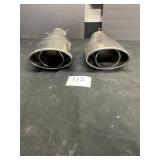 universal adjustable stainless steel exhaust tips