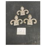 vintage cast aluminum fence picket top