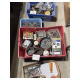 large assortment of hardware