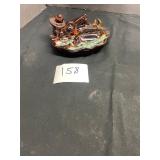 ceramic ashtray man in sombrero playing guitar