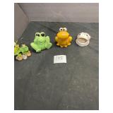 ceramic frog lot