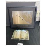 footprints in the sand framed art and poem