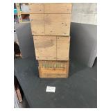 pinochle wooden fruit boxes with loses
