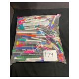 large bag of ink pens